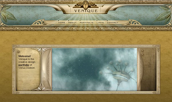 Retro and Vintage Styled Website design