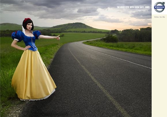 Creative print ads inspired by fairy tales
