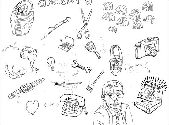Legwork Studio - Website design using drawings and illustration