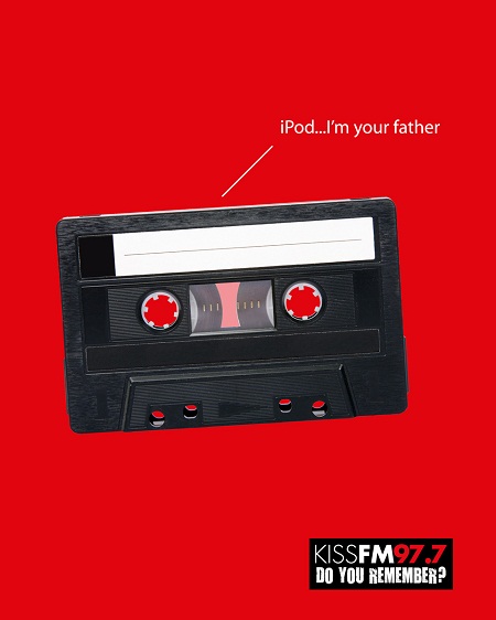 KISS FM 97.7 amusing and humorous print ads