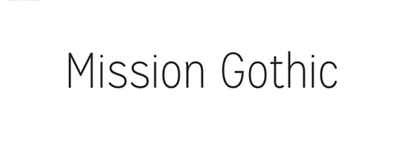 Mission Gothic - Free Font 