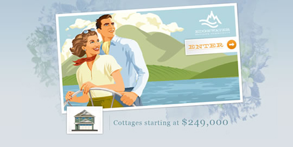 Retro and Vintage Styled Website design