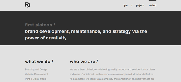 Single Page Website