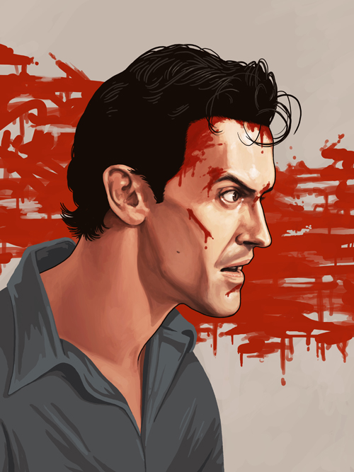 Illustrated Portraits of Pop Culture Heroes