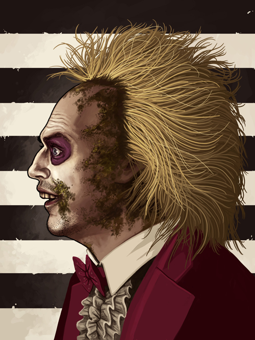 Illustrated Portraits of Pop Culture Heroes