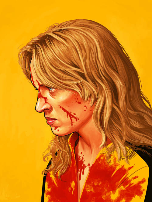 Illustrated Portraits of Pop Culture Heroes