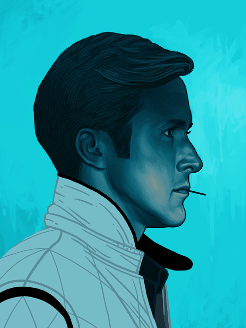 Illustrated Portraits of Pop Culture Heroes
