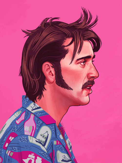 Illustrated Portraits of Pop Culture Heroes
