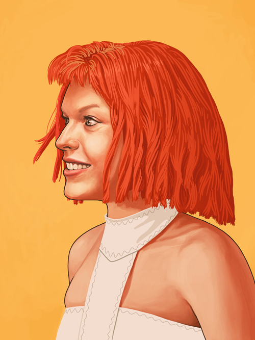 Illustrated Portraits of Pop Culture Heroes