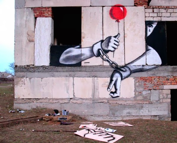 Street Art by Ukranian Banksy