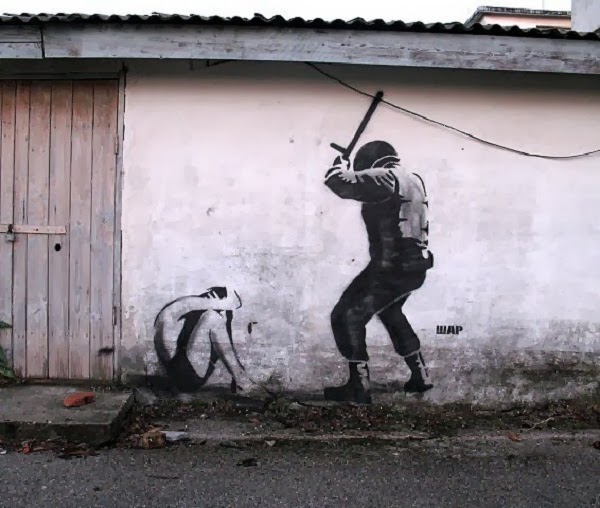Street Art by Ukranian Banksy