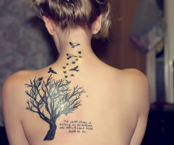  tree tattoo for girl 
