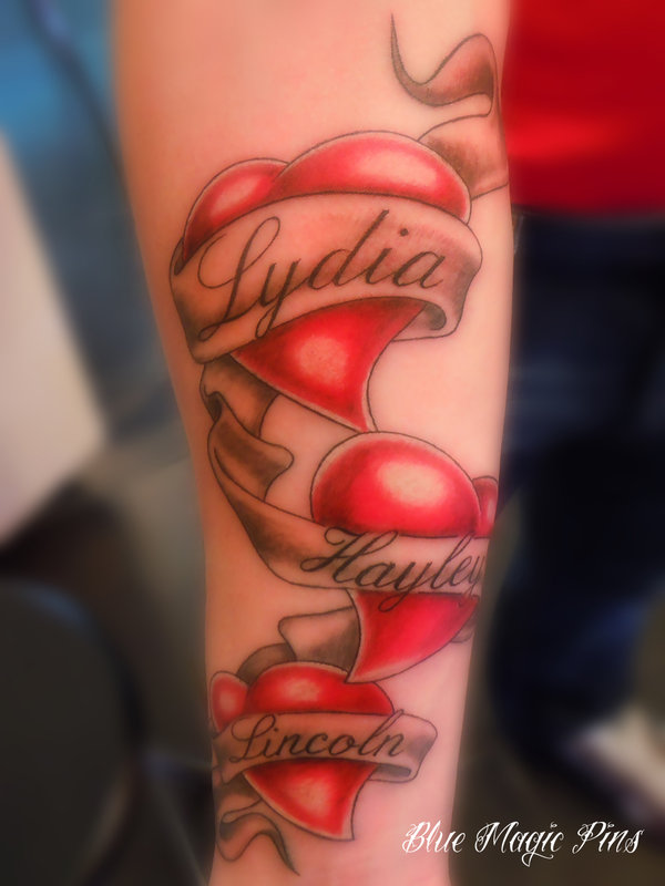 Heart sleeve Tattoo for girl