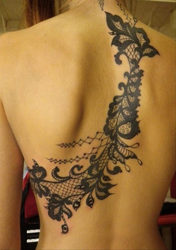 lace tattoo