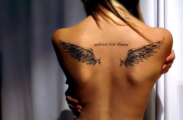 Wing Tattoos For Girls 