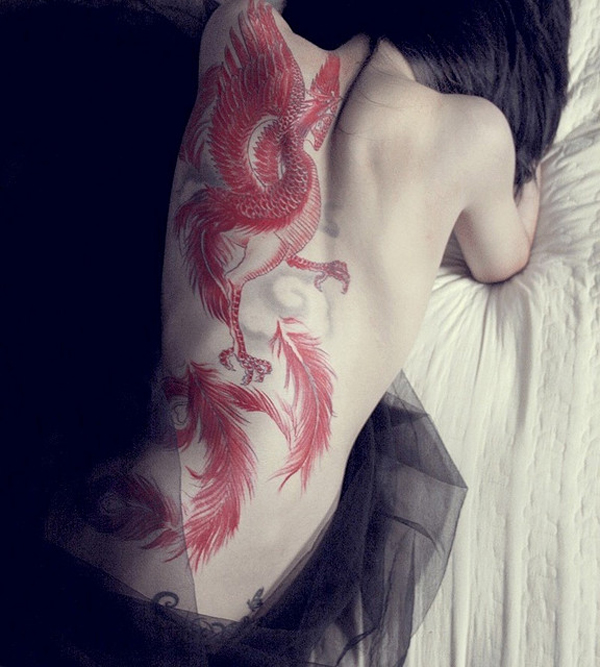 Phoenix Tattoo for woman