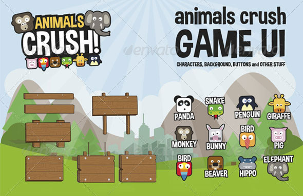 Animals-Crush-Game-UI