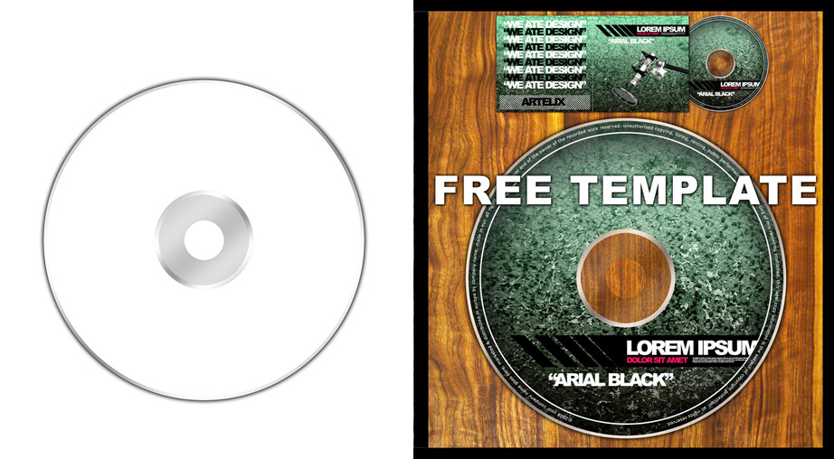 Free CD / DVD Case Templates in PSD Format