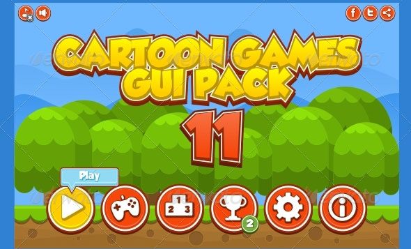 Cartoon-Games-GUI-Pack-11
