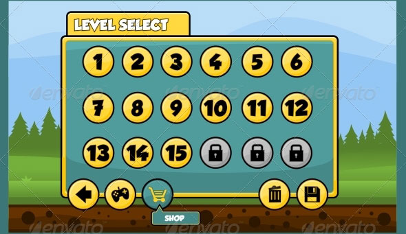 Cartoon-Games-GUI-Pack