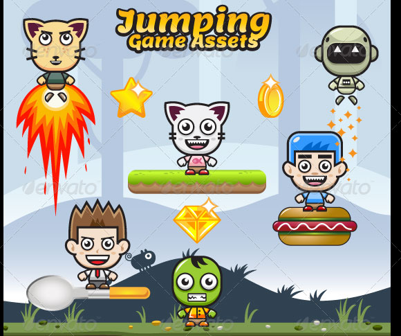Jumping-Game-Asset