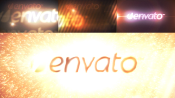 Light Glitch Logo Reveal