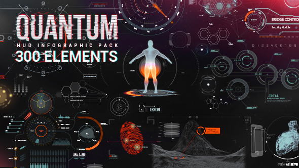 Quantum HUD Infographic