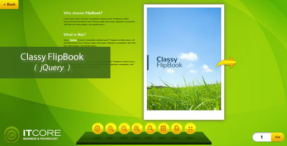 Classy FlipBook jQuery
