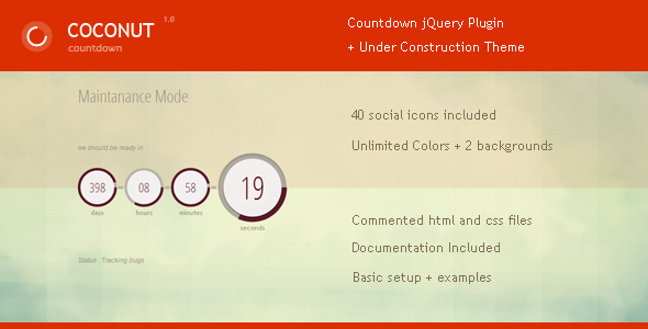 Coconut Jquery Countdown Plugin