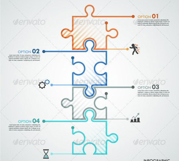 Minimal-Infographic-Template-With-Puzzle