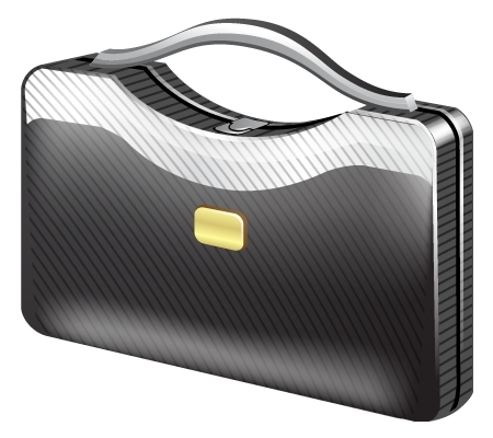 Illustrating a Business Briefcase in Windows 7 Style