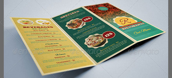 Restaurant-Menu-Tri-fold-Brochure