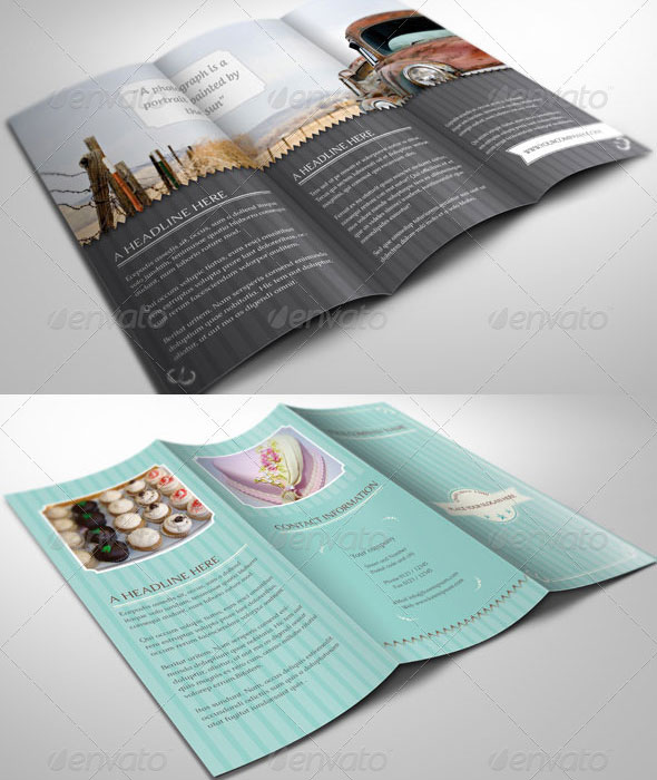 Trifold-Brochure-Flyer-Vintage