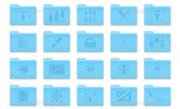 Art-and-Design-Folder-Icons-Set-1