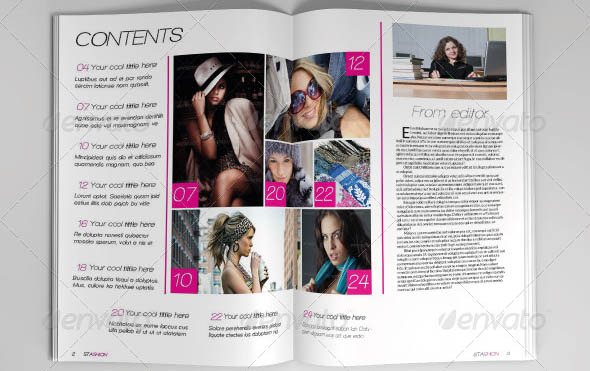 Fashion Magazine Template 05