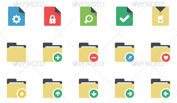 Files-Folders-Flat-Icons