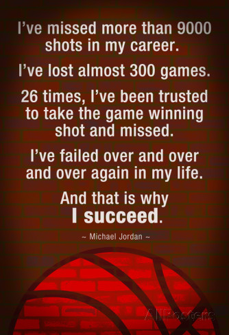 Michael Jordan Succeed Quote
