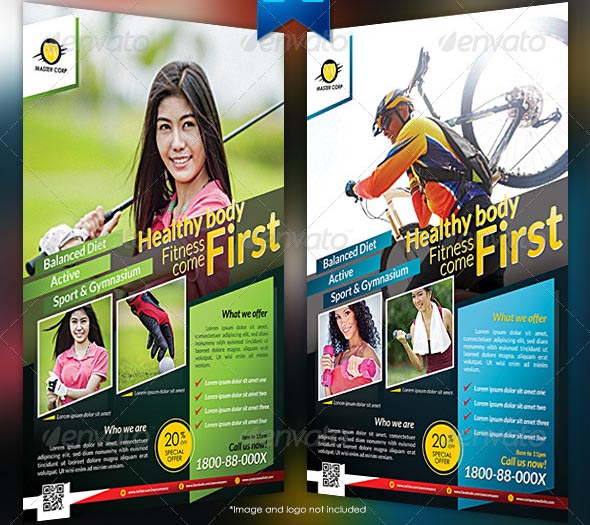 Modern Fitness Sport Flyer