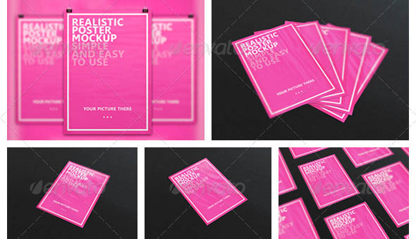 Realistic Poster Mockup