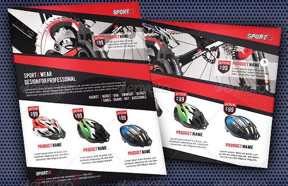 Sport Wear Flyer Advertisement