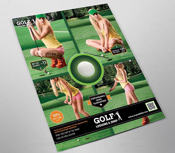 Sports Flyer Golf Lessons