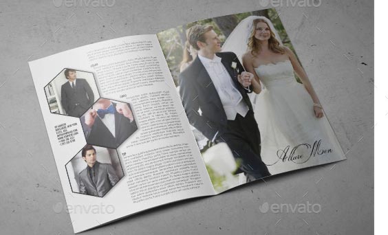 Wedding A4 InDesign Catalog Template