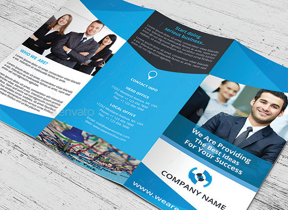 Corporate Marketing Tri-Fold Brochure
