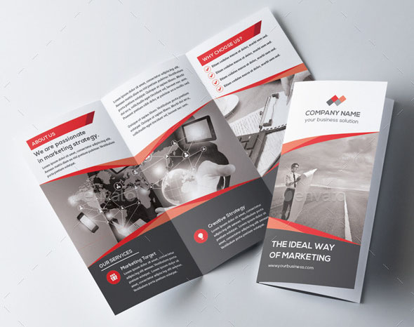 Corporate Marketing Trifold Brochure