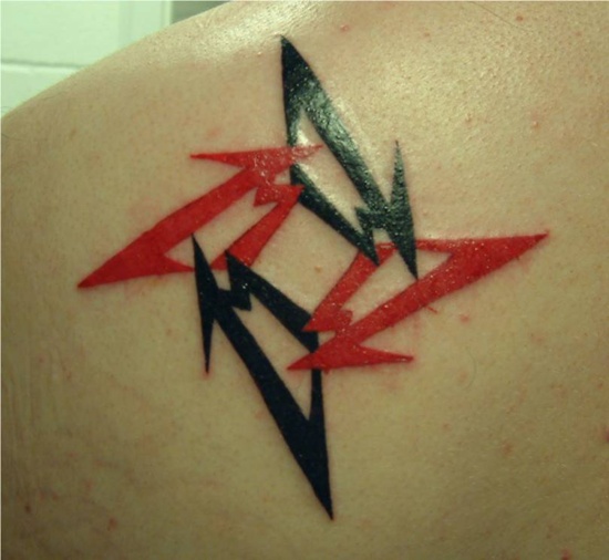 Lighting bolt Symbol Tattoo
