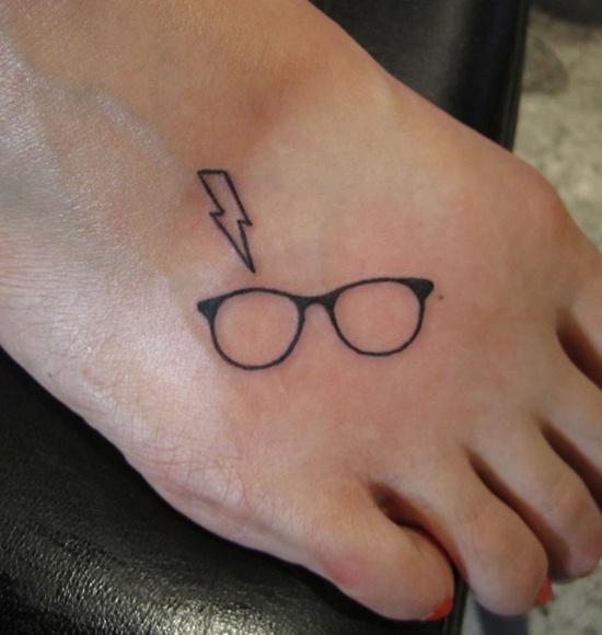 Lightning with Harry Potter Tattoo