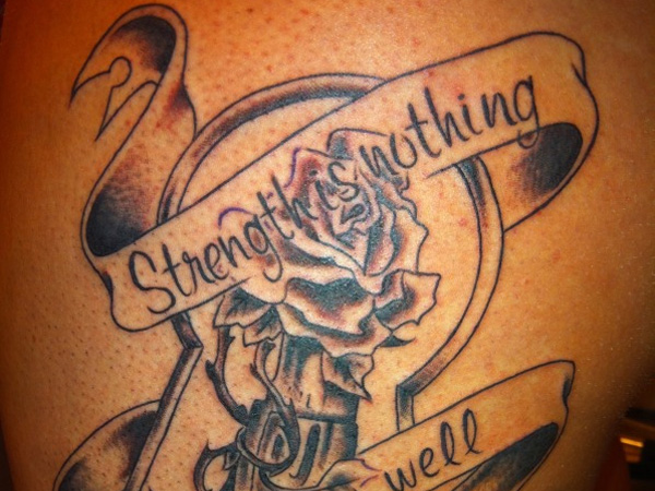 Artistic Strength tattoo