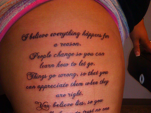 God’s Plans Tattoo