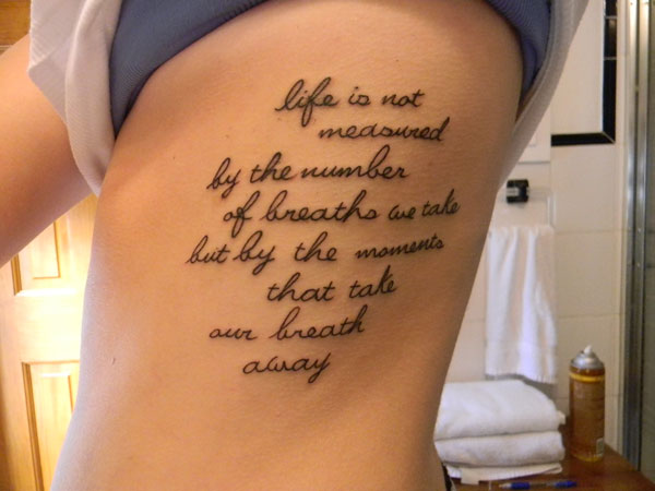 Positive Thoughts Tattoo