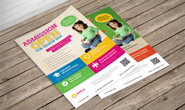 School Promotion Flyer Ad v2